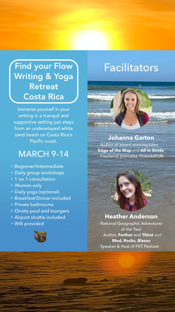 Find Your Flow Writing Retreat with Johanna Garton and Heather Anderson