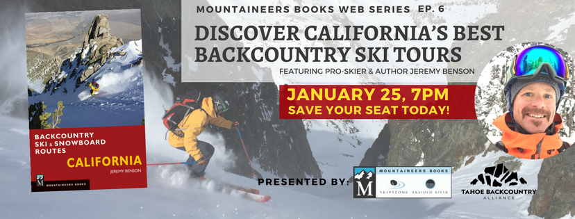 Mountaineers Books Web Series: Discover California’s Best Backcountry Ski Tours