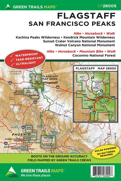 Flagstaff, AZ No. 2800S: Green Trails Maps