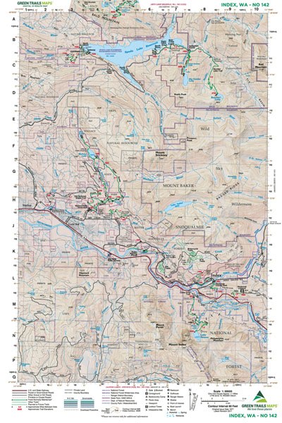 Index, WA No. 142: Green Trails Maps