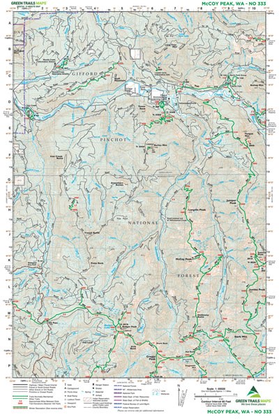 McCoy Peak, WA No. 333: Green Trails Maps