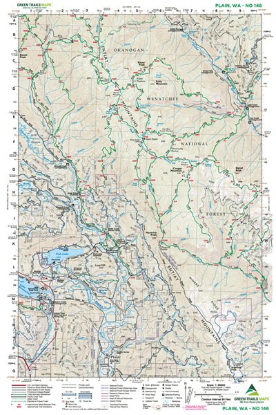 Plain, WA No. 146: Green Trails Maps