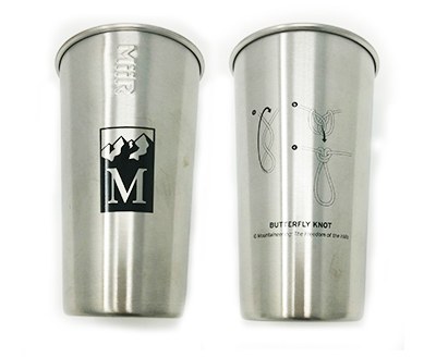 Mountaineers Butterfly Knot Pint Cup