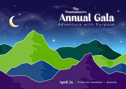 The Mountaineers Annual Gala Adventure with Purpose