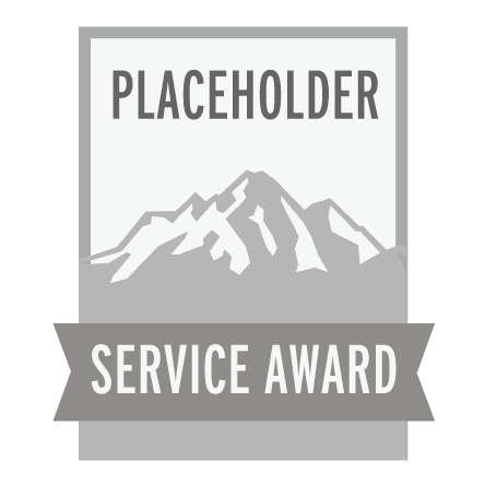 Placeholder Service Award Badge