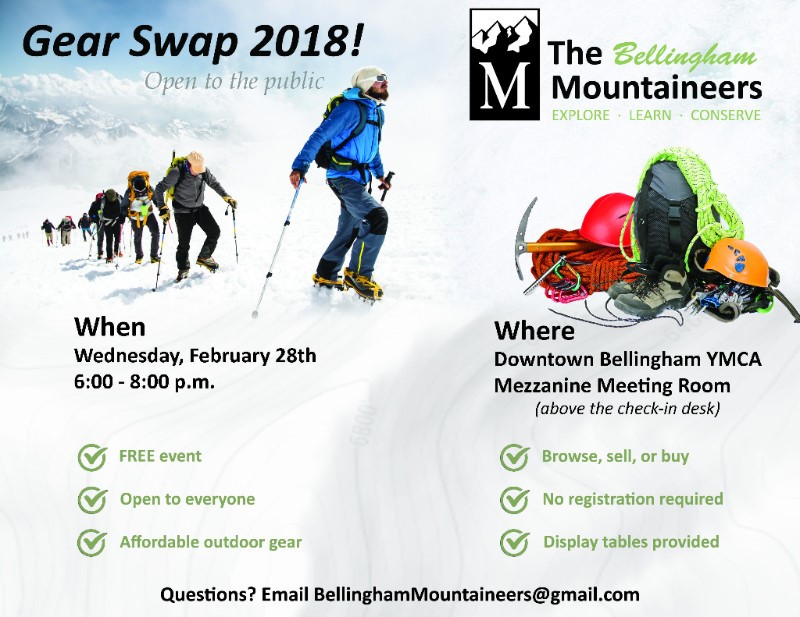 Bellingham Gear Swap — The Mountaineers