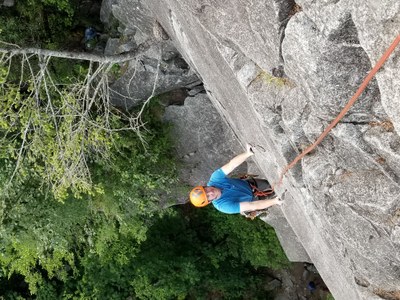 Leading on Rock 1, Everett Intermediate Climbing Course - Lower Lump