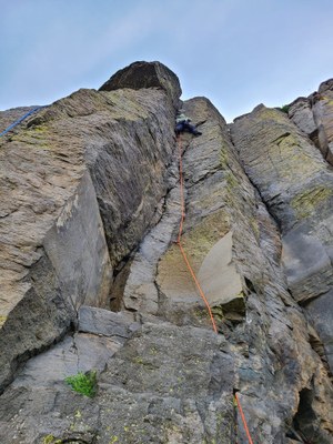 Crack climbing skills Clinic