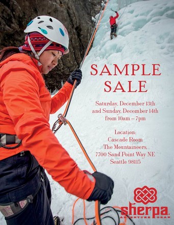 Sherpa Adventure Gear Sample Sale