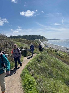 April Hikes:  2.5  - 5 miles, 250 - 1,000 feet gain - Ebeys Landing