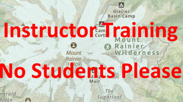 Instructor Training - Wilderness Navigation Workshop