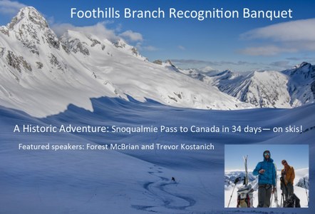 Foothills Branch Annual Social and Volunteer Recognition Banquet