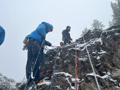 Climbing Self Rescue 1 Skills Practice Session
