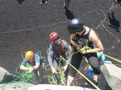 Canyoning Skills Practice Session