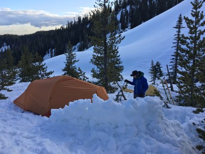 Basic Glacier Travel - Snow Field Trip: Ice Axe Arrest, Roped Travel, Crevasse Rescue, Snow-Camping