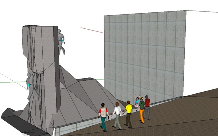 Friction Tower - west view