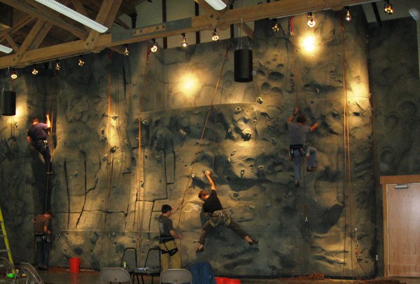 Inside Climbing Wall