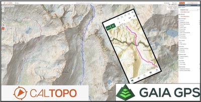 GPS Navigation: Using CalTopo and Gaia GPS - 2022