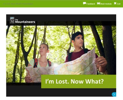 Wilderness Navigation Elearning Pilot Course - 2016