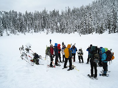Intermediate Snowshoeing Field Trip