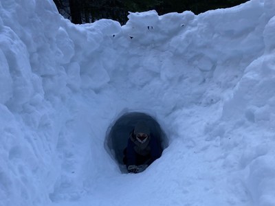 Seattle Junior MAC Snow Cave Building