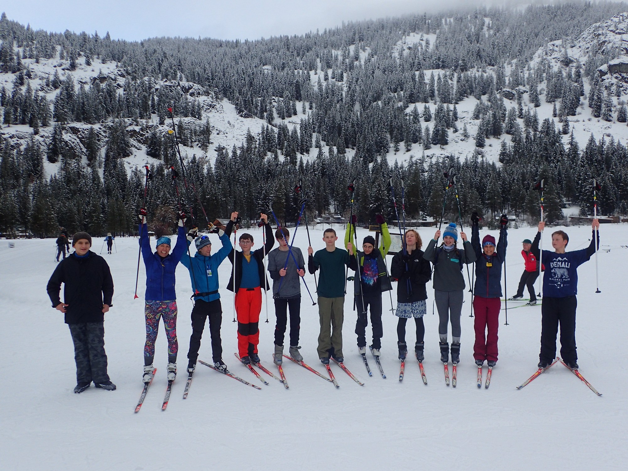Seattle MAC CrossCountry Ski Day Trip Methow Valley Winter Trails