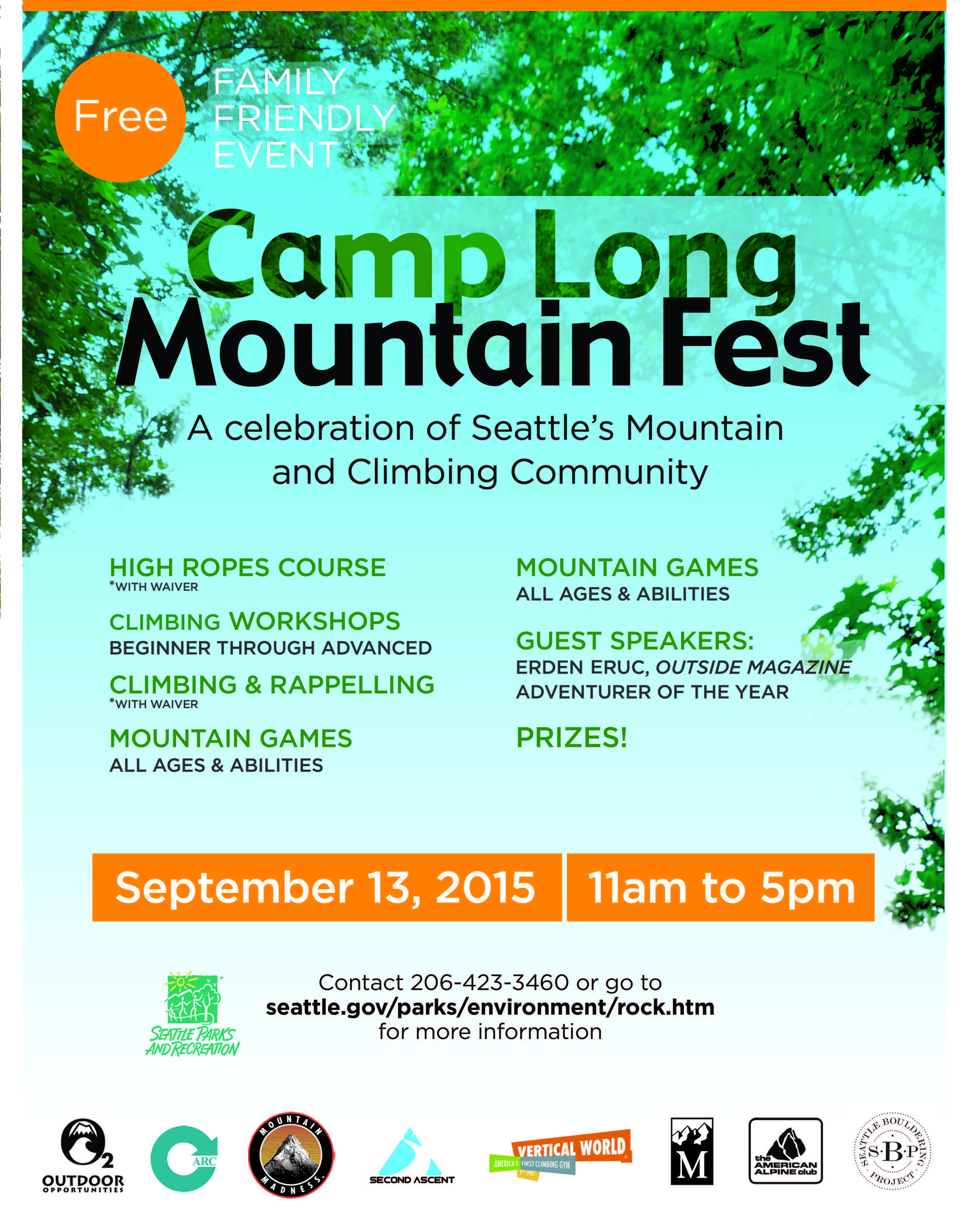Camp Long Mountain Fest — The Mountaineers