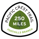 Foothills Branch Pacific Crest Trail 250 Miles