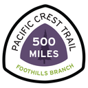 Foothills Branch Pacific Crest Trail 500 Miles