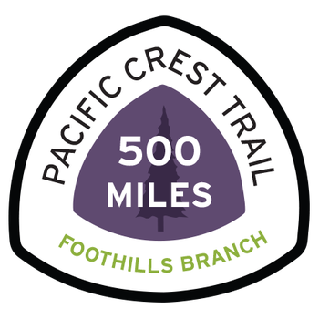 Foothills Branch Pacific Crest Trail 500 Miles