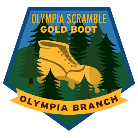 Olympia Branch Scramble Peaks Gold (pentagon)