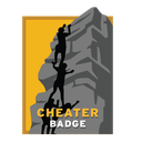 Cheater Badge - Getting Vertical
