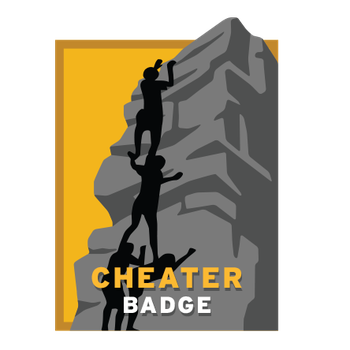 Cheater Badge - Getting Vertical