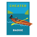 Cheater Badge - Getting Wet