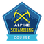 This badge represents successful completion of our Alpine Scrambling Course which involves travel on and across low or moderately-exposed snow and rock terrain that does not require rope or protection.
