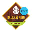 Backpacking Course Student