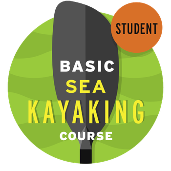 Basic Sea Kayaking Course Student