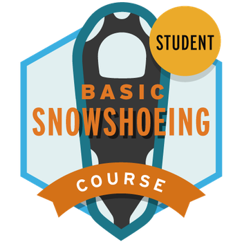 Basic Snowshoeing Course Student