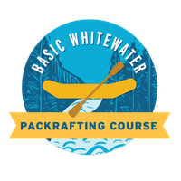 This badge represents successful completion of our Basic Whitewater Packrafting Course.