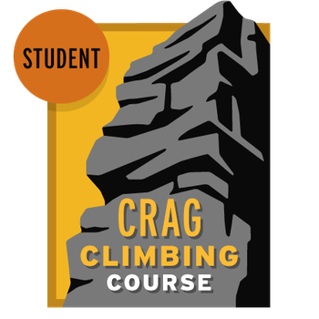 Crag Climbing Course Student