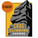Crag Climbing Course Student