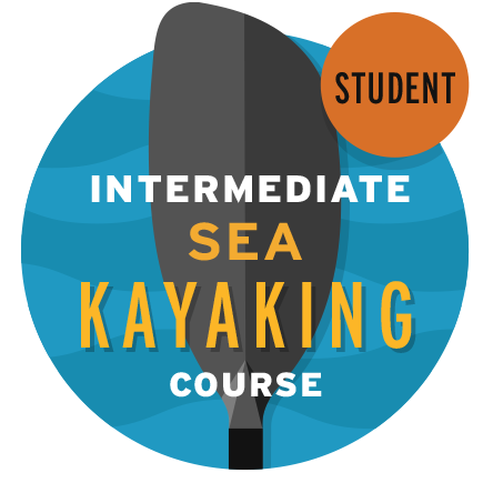 Intermediate Sea Kayaking Course Student
