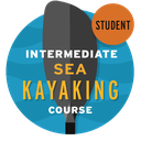 Intermediate Sea Kayaking Course Student